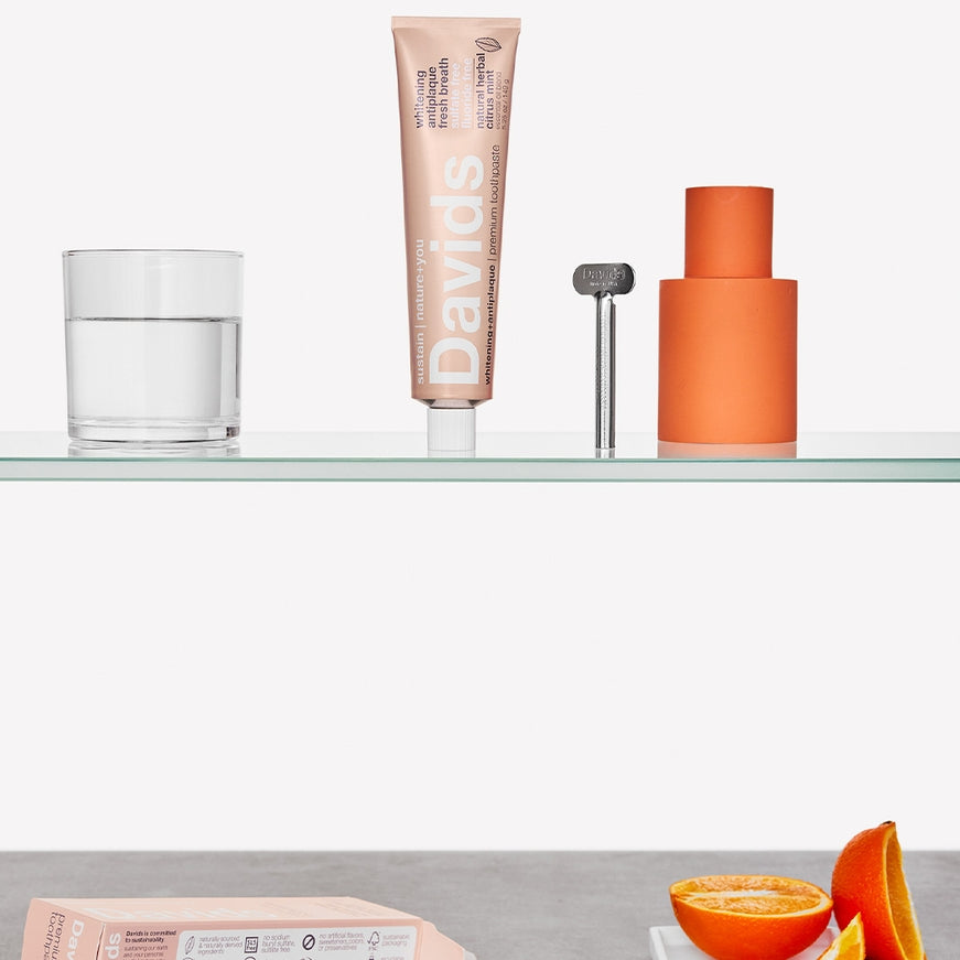 Davids Orange Vanilla Tandpasta